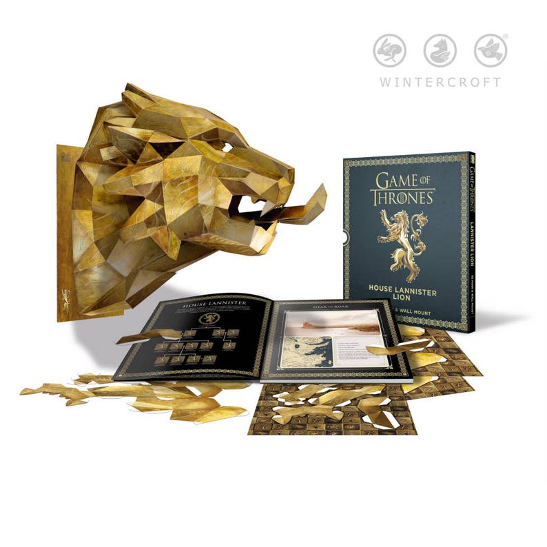 LANNISTER LION  Game of Thrones  Free Digital Mask