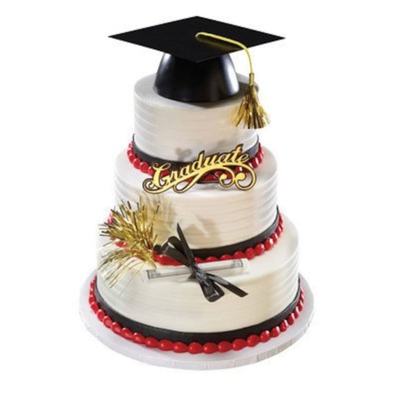 Large Graduation Cap Cake Topper Kit/ XL Graduation Cap