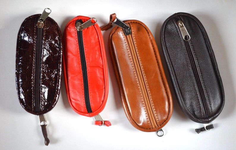 Leather key bag Leather key holder Leather key case Christmas