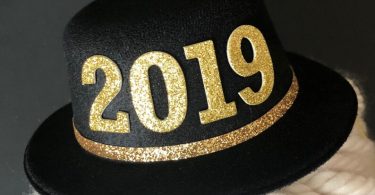 New Years Eve Party HatHappy New Year2019 HatBlack and