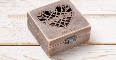 Ring Bearer Box Wedding Ring Box Personalized Ring Box