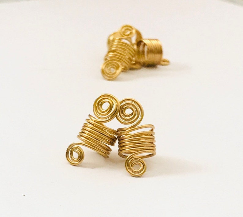 Set of 2 Boho Loc Jewelry Hair Jewelry for Braids Loc