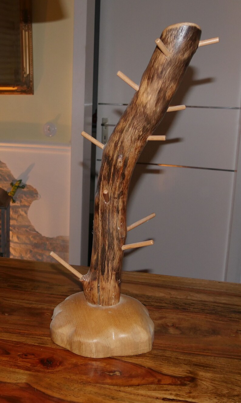 Unique jewelry stand wooden trees