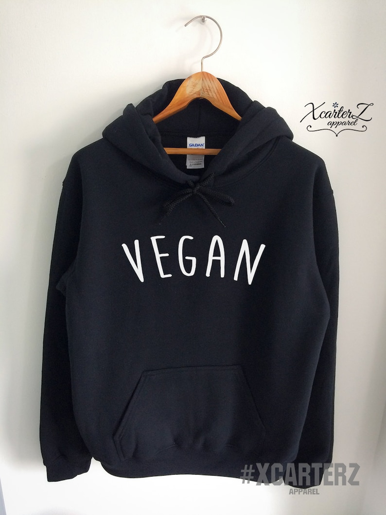 Vegan Hoodie Vegan Sweater Vegan Sweatshirt Vegan Fleece