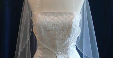 Fingertip length Cascading Angel style wedding veil  Sale