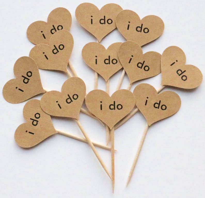 I do cupcake toppers rustic cupcake toppers I do cupcake