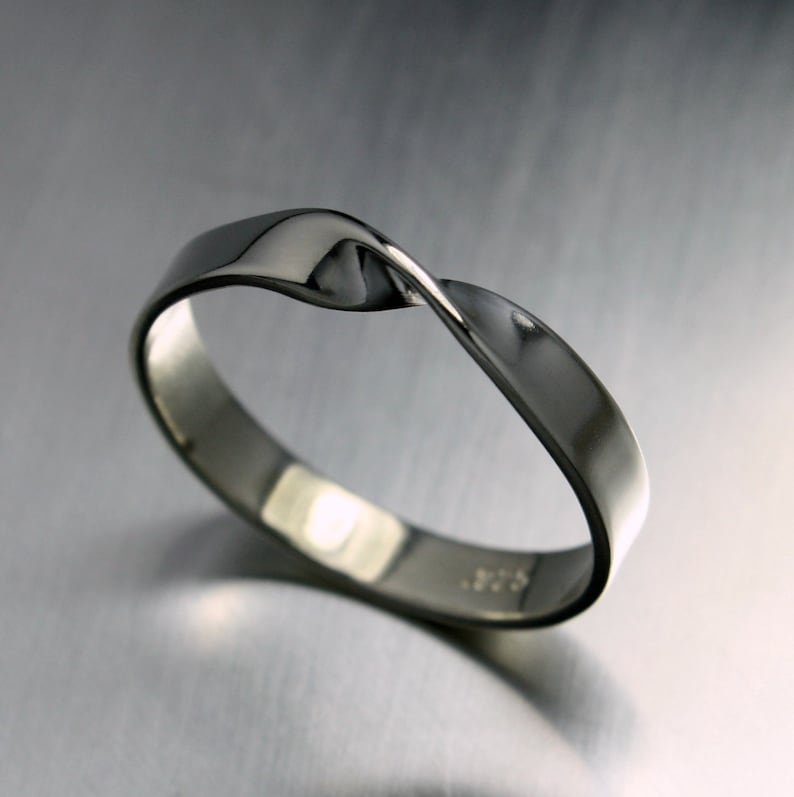 Silver Ring Mobius Ring Infinity Ring Sterling Silver Ring