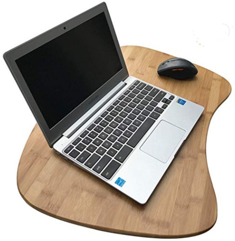 Bamboo Laptop Lap Desk of Extra Large Size  Natural Bamboo