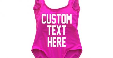 CUSTOM HOT PINK One Piece Swimsuit Create Your Own Monokini