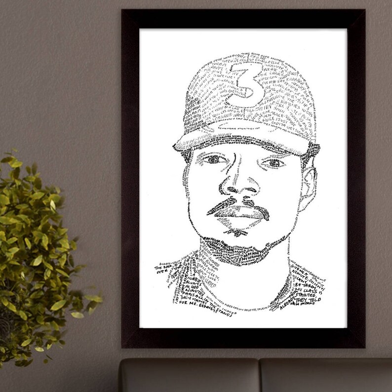 Chance the Rapper Lyric Poster