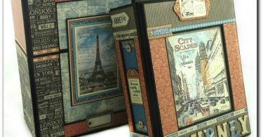Cityscapes Mini Album PDF Tutorial Scrapbook Tutorial