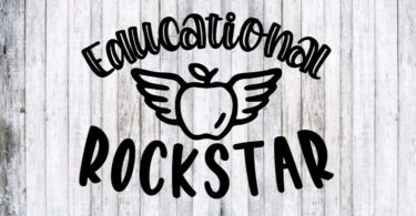 Educational Rockstar Decal Teacher Decal Mom Decal