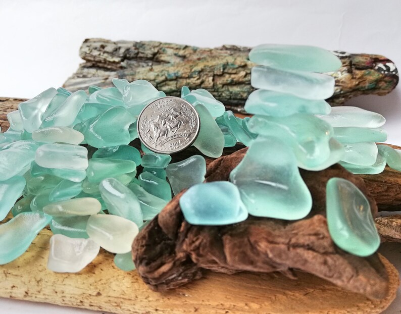 Lot 50-200 bulk thick sea glass set Crafts and jewelry Real