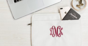 Monogram Laptop Sleeve  Laptop Case for 13 Macbook Air