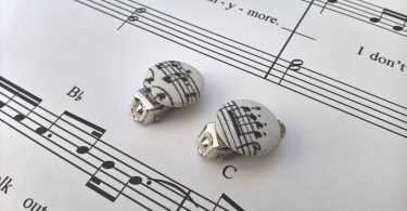 Musical Fabric Earrings