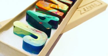 NAME Crayons  Handmade Crayon Set for Kids  Custom Alphabet