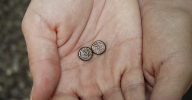 Pair of Widow’s Mites Handmade Replica Coins  Ancient