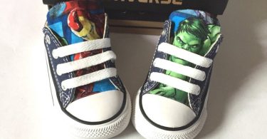 READ DESCRIPTION Avengers Marvel Comics Shoes Converse