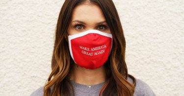Trump Make America Great Again Cotton Face Mask  Made in USA