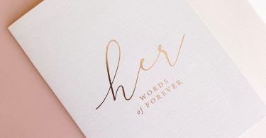 Vow Booklets His & Her Vow Booklets Foil Pressed Vow