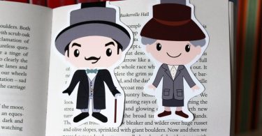 Agatha Christie Magnetic Bookmarks  Hercule Poirot and Miss