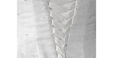 Corset Back Kit Soft White Satin Wedding Bridesmaid Gown