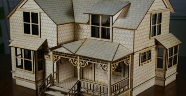 Crockett Victorian Dollhouse Kit 1/2 Scale