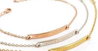 Customized Name Bracelet Coordinates Bracelet Customized