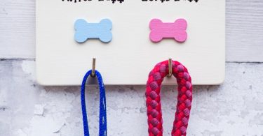 Dog Lead Hanger  Personalised Dog Lead Hooks  Gift for Dog