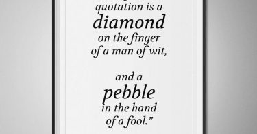 Joseph Roux Quote Printable Poster A Fine Quotation Is a