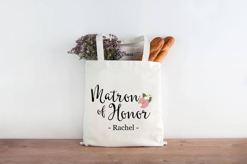 Personalized Matron of Honor Gift Bridesmaid Wedding Favor
