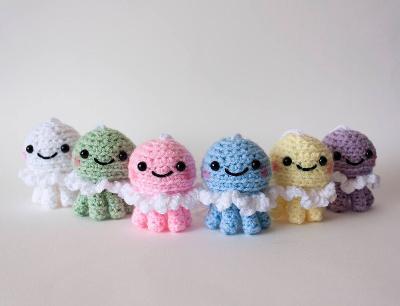 Princess Jellyfish Inspired Crochet Doll  Handmade Plush
