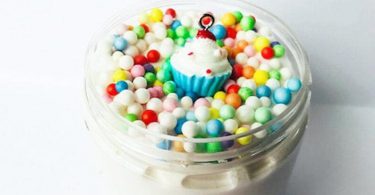 Butter Slime Scented Vanilla Birthday Cake Slime Daiso Clay