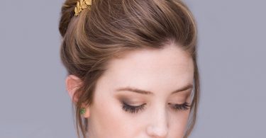 Gold Leaf Bridal Comb Leaf Headpiece Gold Comb Princess