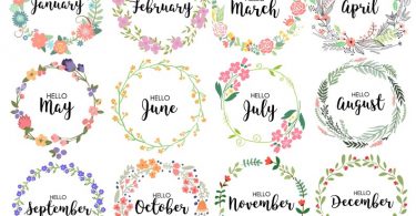 JOURNAL MONTHLY COVERS wreath monthly bullet journal