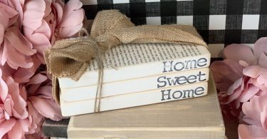 Personalized Book Book Stacks Custom Book Set Stamped Book