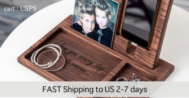 Personalized men docking station Gift for Man Christmas gift