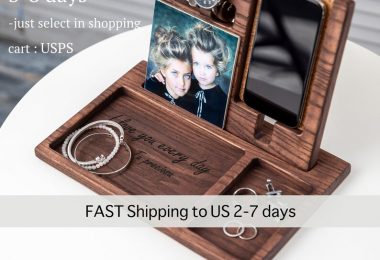 Personalized men docking station Gift for Man Christmas gift