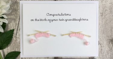 Twin Granddaughter Card