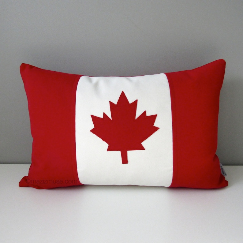 Canada Flag Pillow Cover Canadian Flag Outdoor Pillow Cover » Petagadget