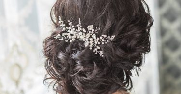 Bridal Hair Comb with Swarovski Pearls Bridal Headpiece Bridal