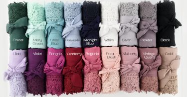 COTTON Robe w/matching LUX lace 18 colors  sizes XS thru