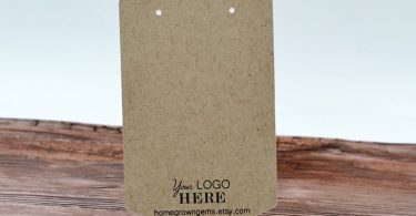 Custom Earring Display Cards with your Logo  BT01BR