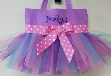 Embroidered Dance Bag Tutu Tote Bag dance bag Naptime 21