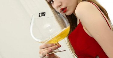 Giant Crystal Glass Brandy Snifters