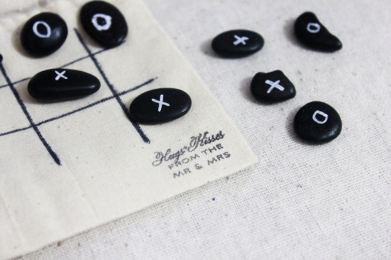 Hugs and Kisses Wedding Favors  Tic Tac Toe Wedding Favors