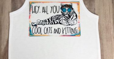 Kids Tank Tee/ Tiger Kids Tank/ Toddler Tiger Tank/ Girls