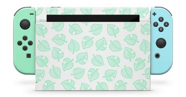 Nintendo Switch Skin Decal Green Leaf // High Quality Animal