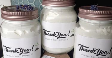 Organic body butter made with cold pressed oils Myrhh