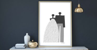 Printable African Art Minimalist Wedding Art Ethnic Art